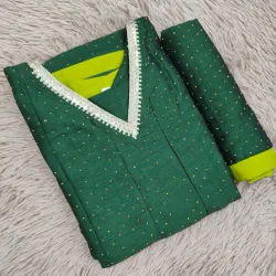 Kurti With Shawl | KS654